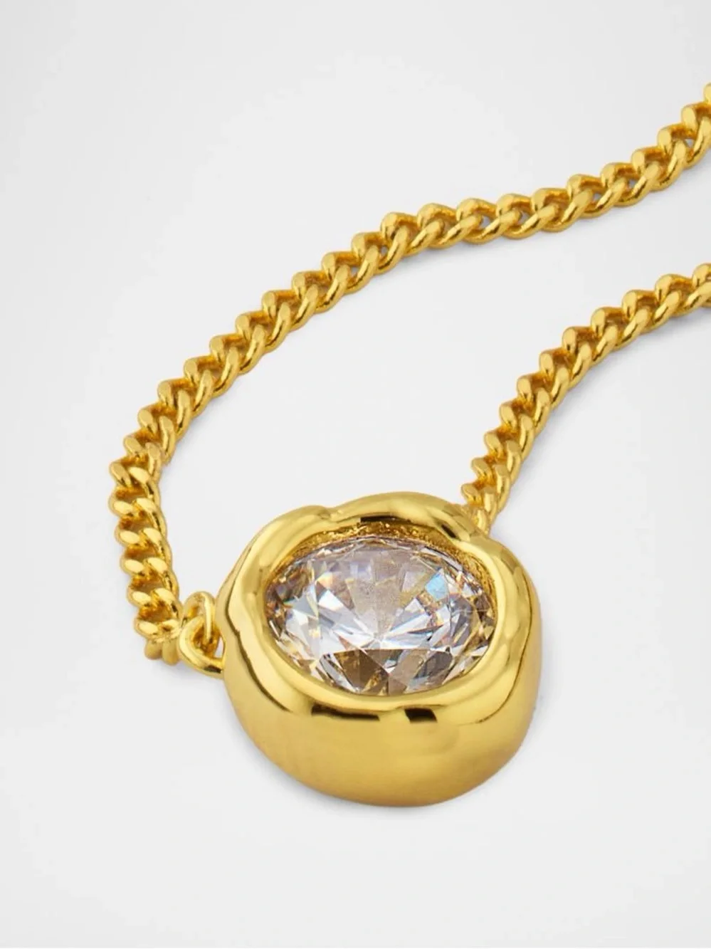 Alexis Bittar Asterales Gold Solitaire Necklace